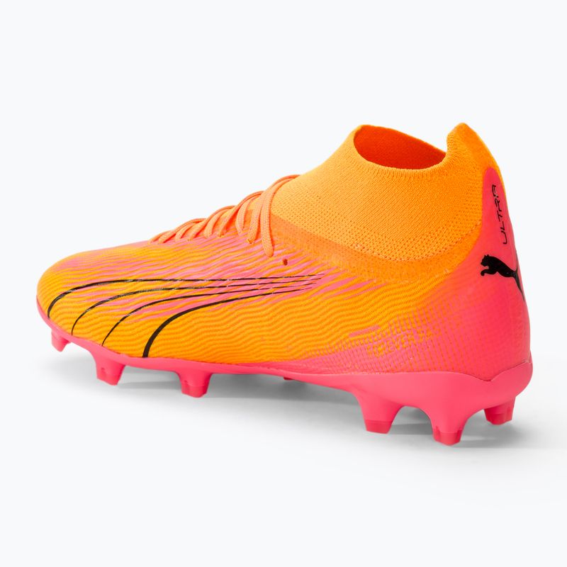 gyermek focicipő  PUMA Ultra Pro FG/AG Jr sunset glow/puma black/sun stream 3