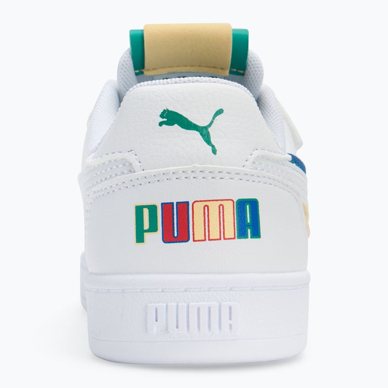 Gyermekcipő PUMA Caven 2.0 Ready, Set, Better AC+ PS puma fehér/kobalt máz/csillogó zöld 6