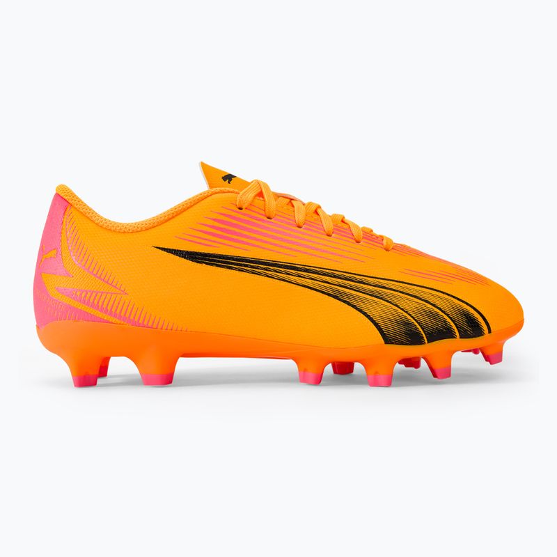 gyermek focicipő  PUMA Ultra Play FG/AG Jr sunset glow/puma black/sun stream 2