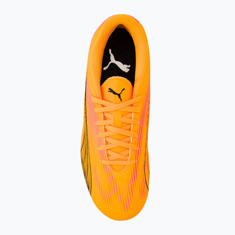 gyermek focicipő  PUMA Ultra Play FG/AG Jr sunset glow/puma black/sun stream 5