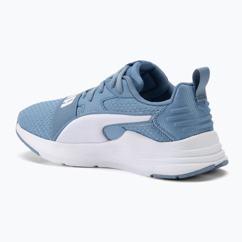 PUMA Wired Run Pure zen kék/puma fehér gyermek cipő 3