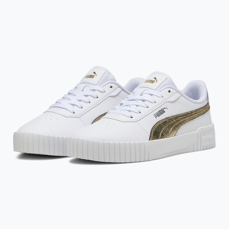 Női cipő PUMA Carina 2.0 Metallic Shine puma fehér/puma arany/puma ezüst 8