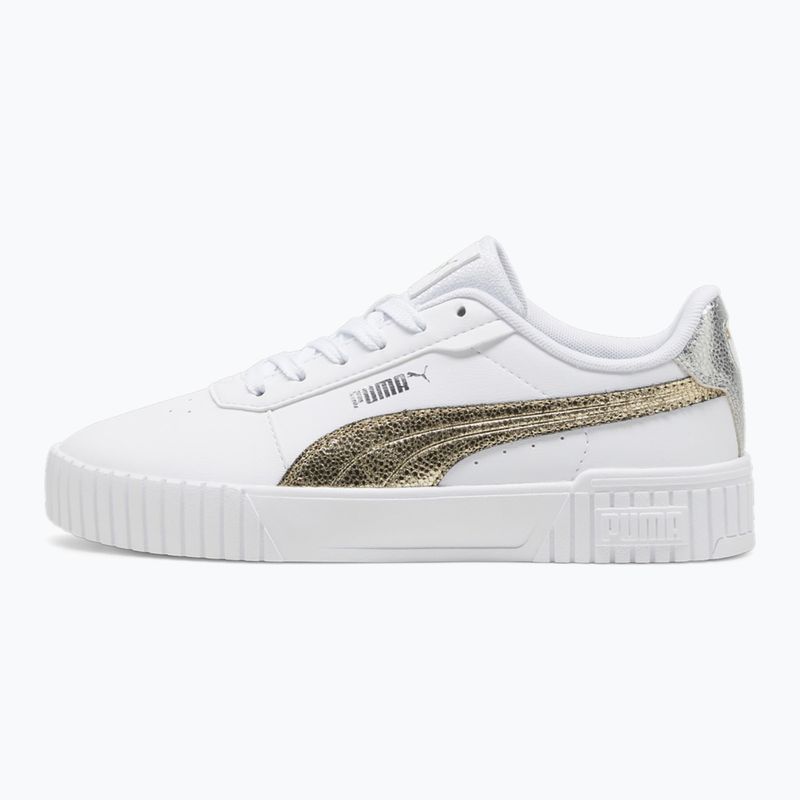 Női cipő PUMA Carina 2.0 Metallic Shine puma fehér/puma arany/puma ezüst 9