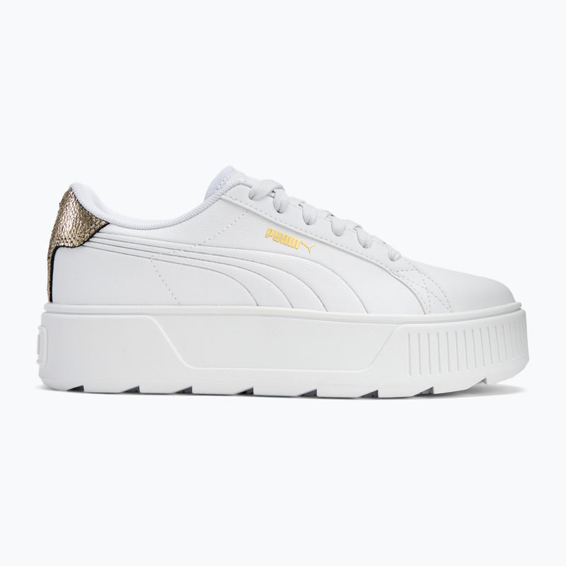 PUMA Karmen Metallic Shine női cipő puma fehér/puma ezüst/puma arany 2