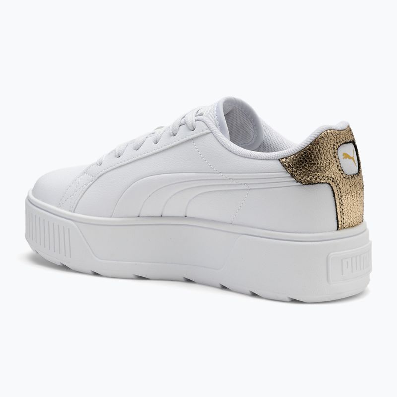 PUMA Karmen Metallic Shine női cipő puma fehér/puma ezüst/puma arany 3