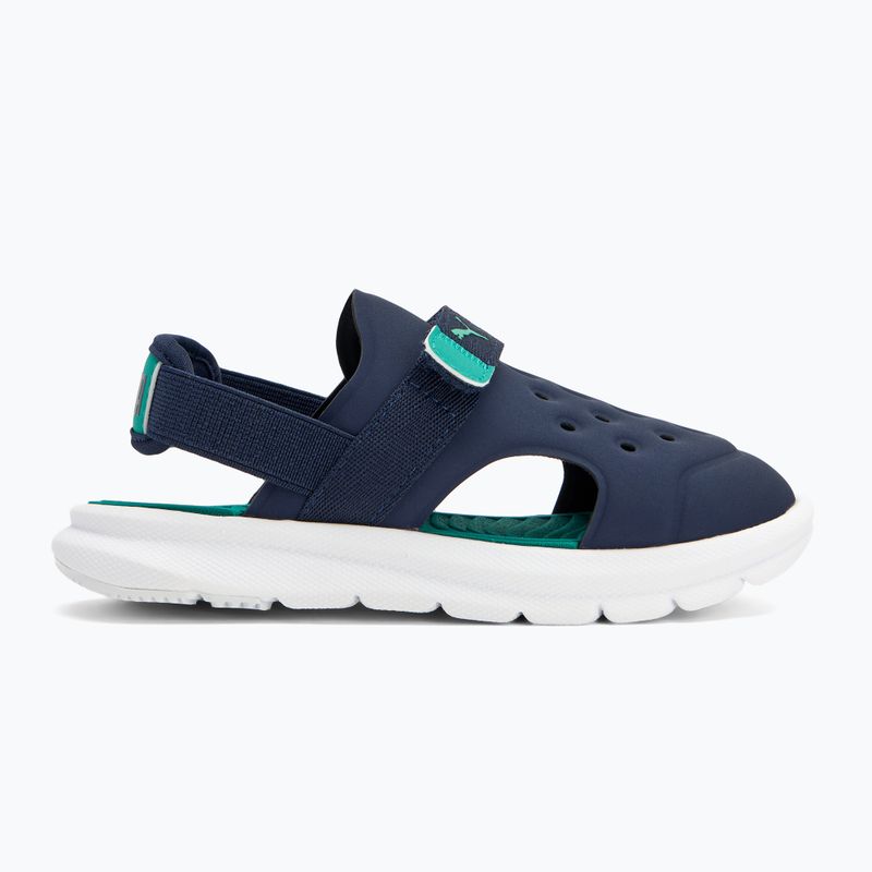 PUMA Evolve AC Inf gyermek szandál puma navy/csillogó zöld/puma fehér 2