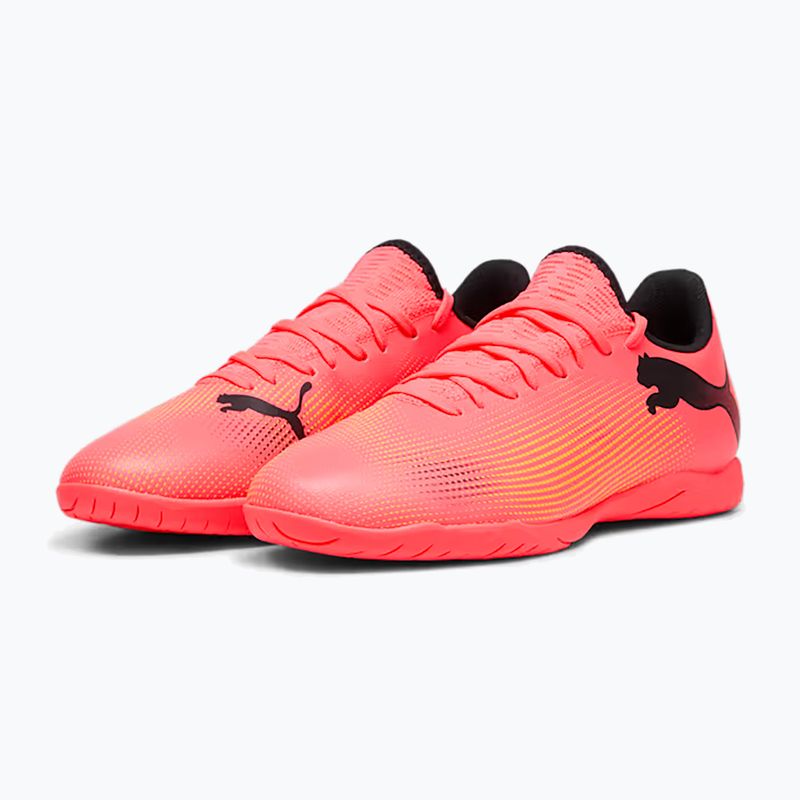 focicipő  PUMA Future 7 Play IT sunset glow/puma black/sun stream 10