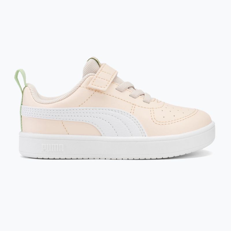 PUMA Rickie AC+ Inf rosebay/puma fehér/tiszta zöld gyermekcipő 2