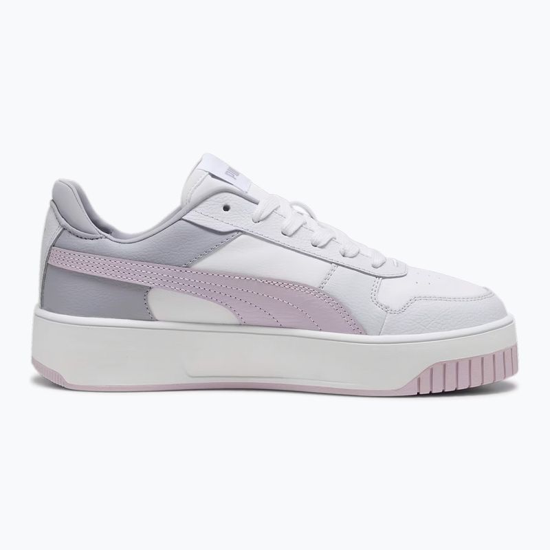 PUMA Carina Street női cipő puma fehér/grape mist/puma silver 2