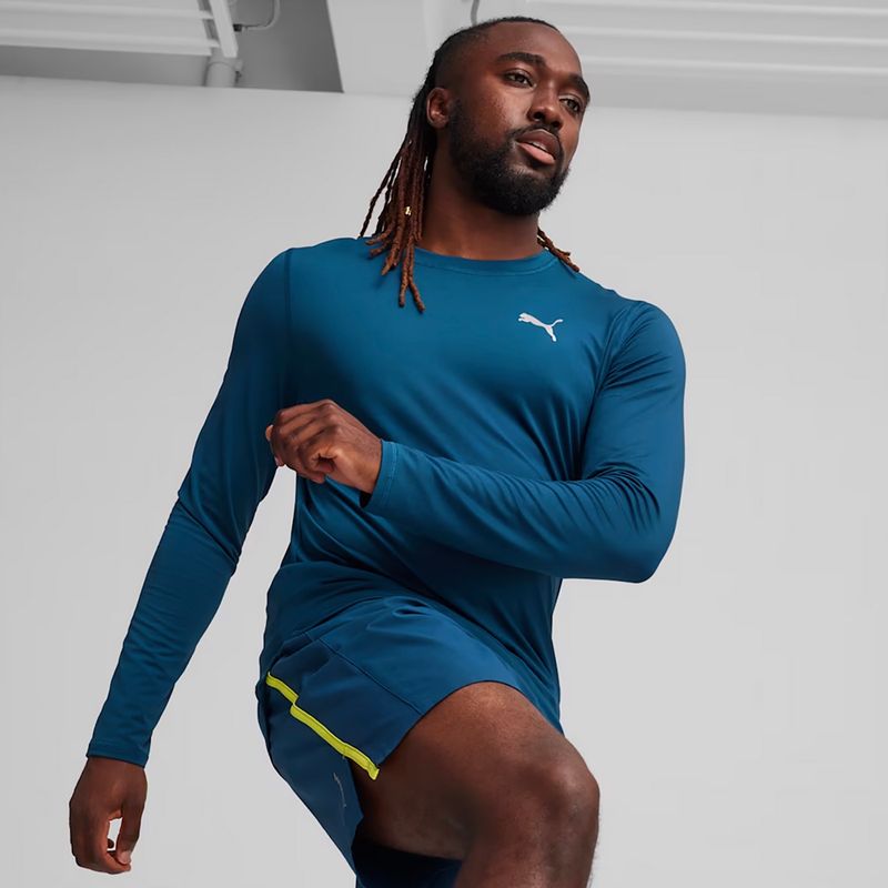 Férfi PUMA Run Cloudspun kék  futó hosszú ujjú 3