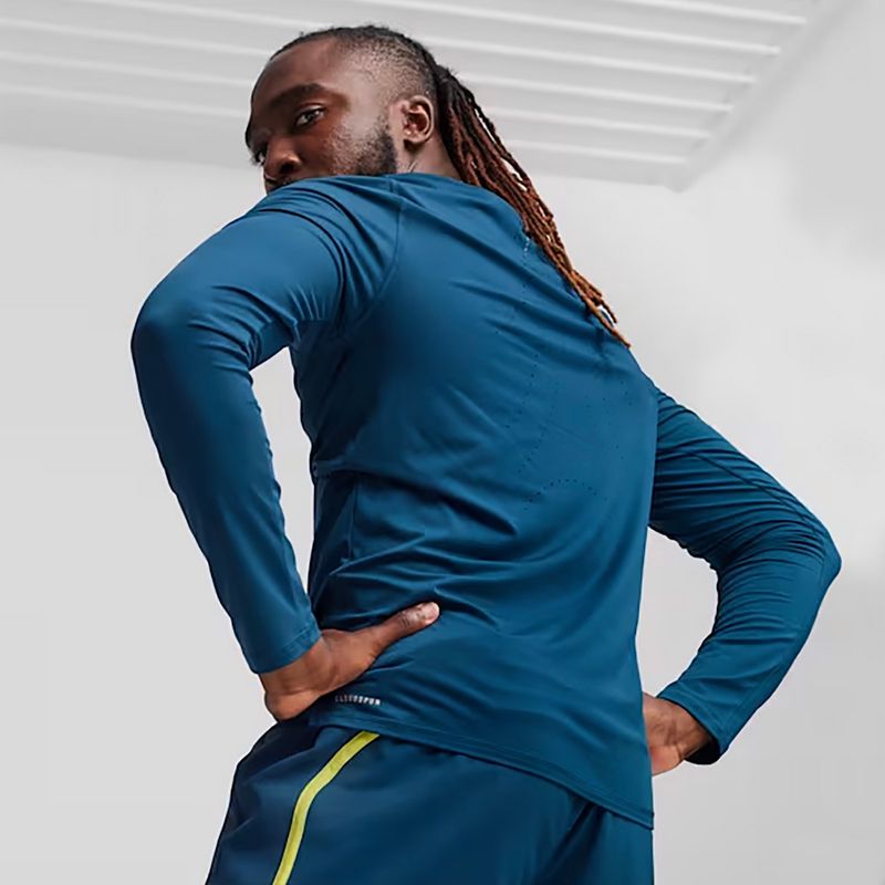 Férfi PUMA Run Cloudspun kék  futó hosszú ujjú 5