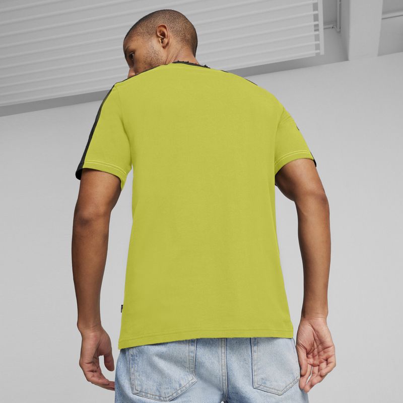 Férfi PUMA ESS+ Block Tee puma fekete/lime csillogás 7