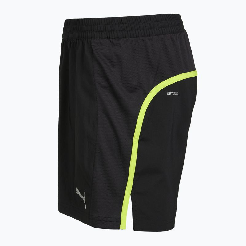 Férfi futónadrág Puma Run Favorite Velocity 5" Shorts black/lime 3