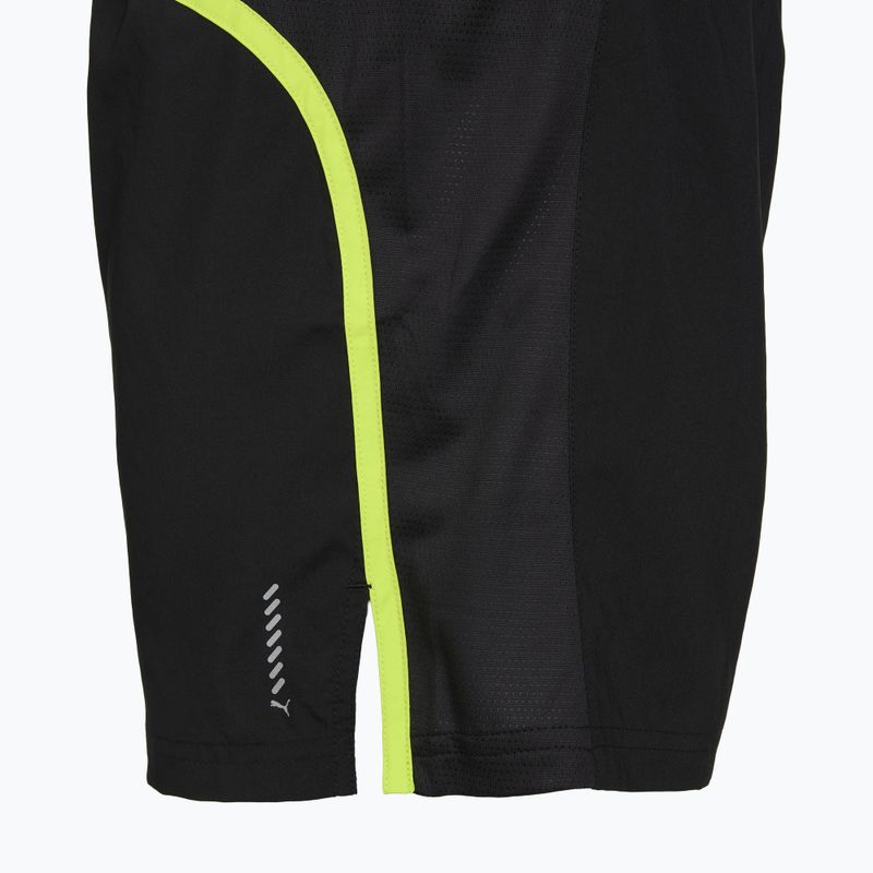 Férfi futónadrág Puma Run Favorite Velocity 5" Shorts black/lime 4