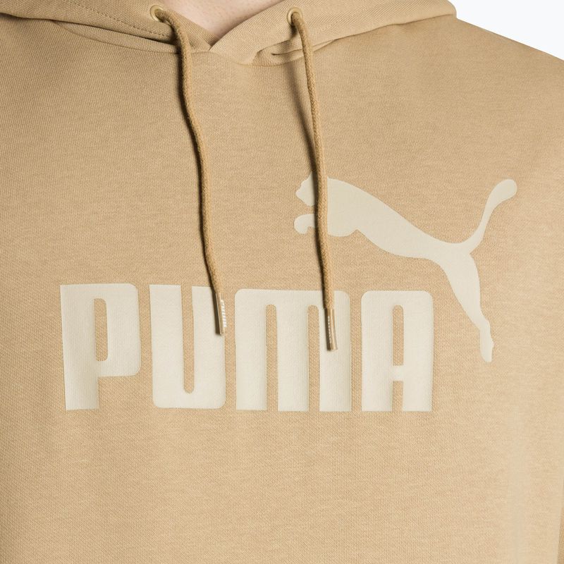 Férfi pulóver PUMA Essentials Big Logo Hoodie FL prairie tan 3