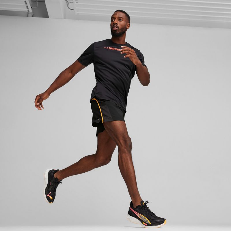 Férfi futópóló PUMA Run Favorite Graphic black 4