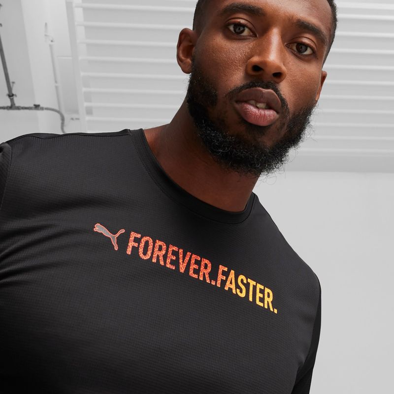 Férfi futópóló PUMA Run Favorite Graphic black 6
