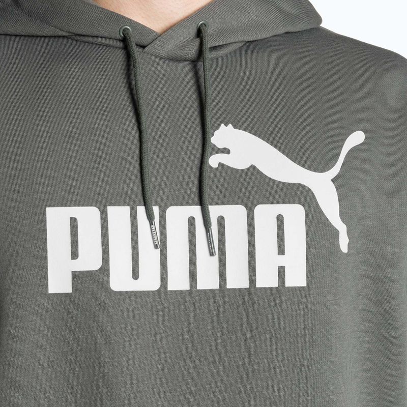 Férfi pulóver PUMA Essentials Big Logo Hoodie FL mineral gray 3