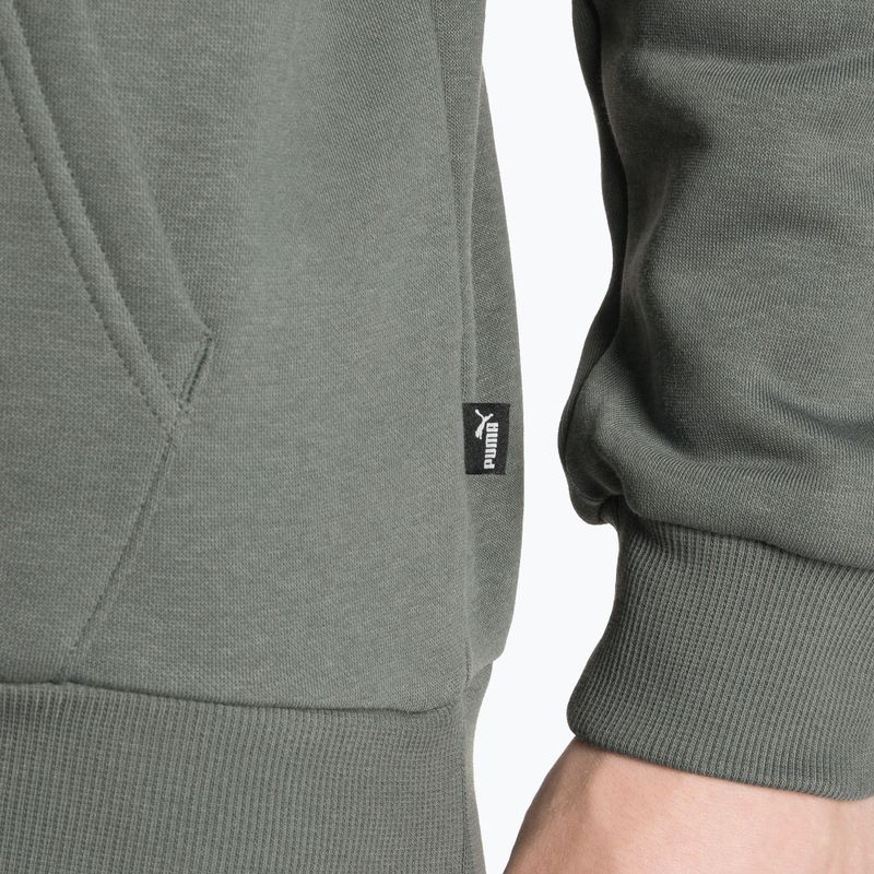 Férfi pulóver PUMA Essentials Big Logo Hoodie FL mineral gray 4