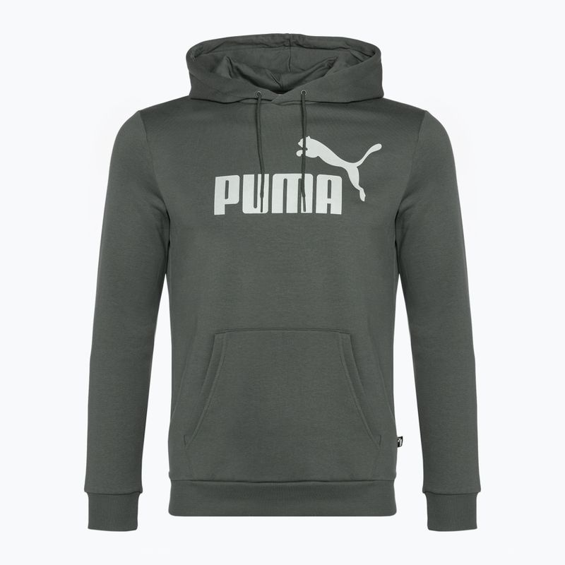 Férfi pulóver PUMA Essentials Big Logo Hoodie FL mineral gray 5