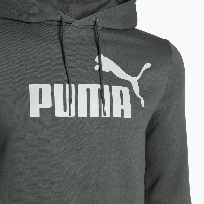 Férfi pulóver PUMA Essentials Big Logo Hoodie FL mineral gray 7