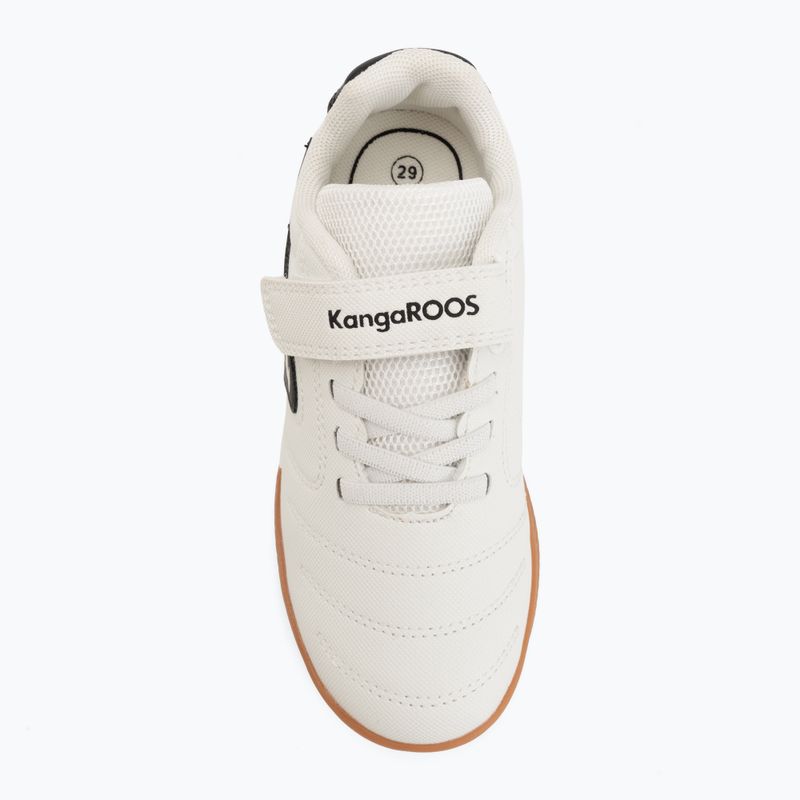 Gyerekcipő KangaROOS K5-Drib EV white/jet black 5