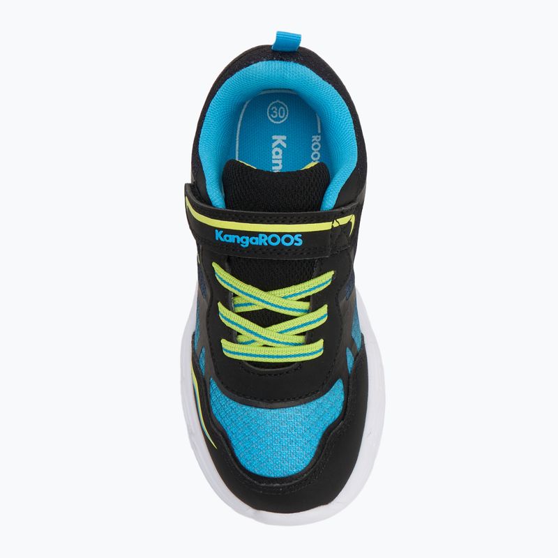 KangaROOS K-SLB Lighto EV jet black/limetta gyermek cipő 5