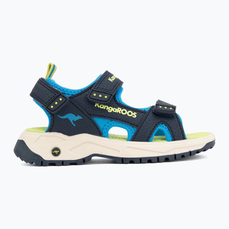 Gyerek szandálok Kangaroos K-AS Ture dark navy/lime 2