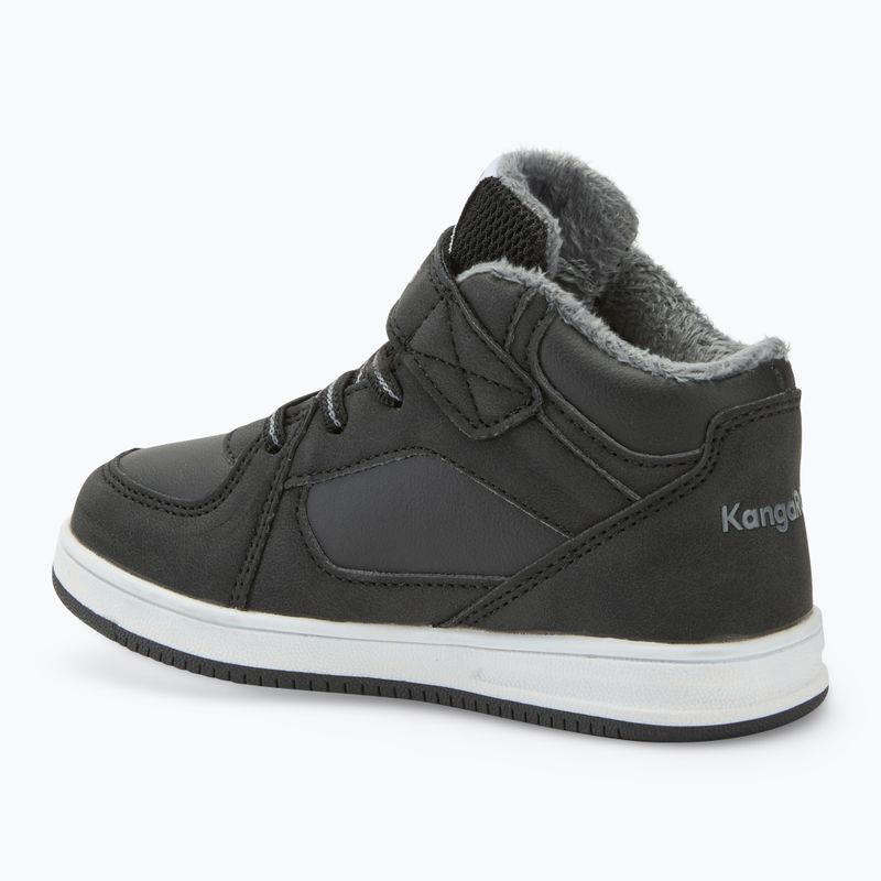 KangaROOS K-CPI Kalino Mid EV fekete / acélszürke gyermek cipő 3