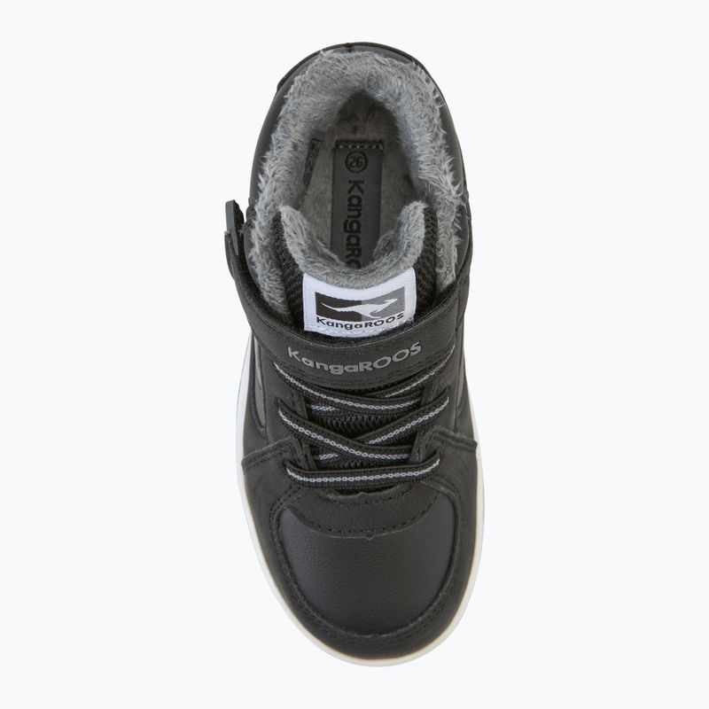 KangaROOS K-CPI Kalino Mid EV fekete / acélszürke gyermek cipő 5