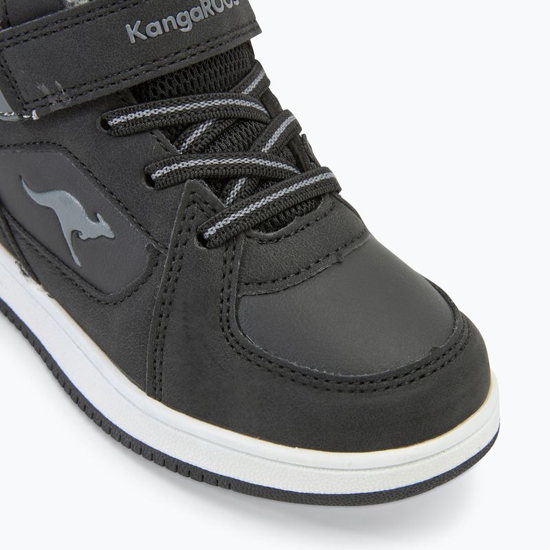 KangaROOS K-CPI Kalino Mid EV fekete / acélszürke gyermek cipő 7