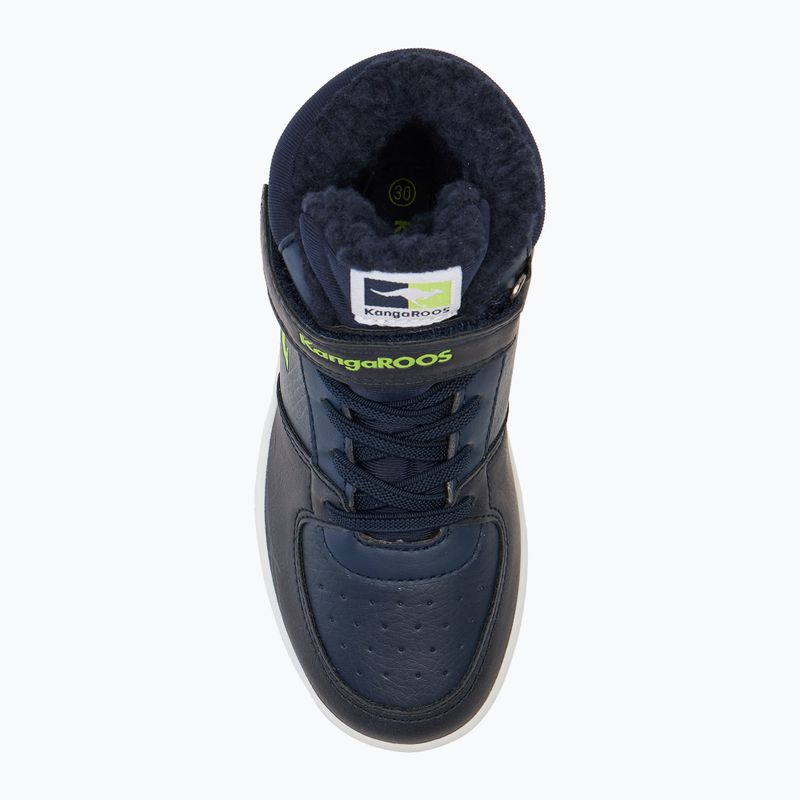Gyerekcipő KangaROOS K-CP Bound Mid EV dark navy / lime 5