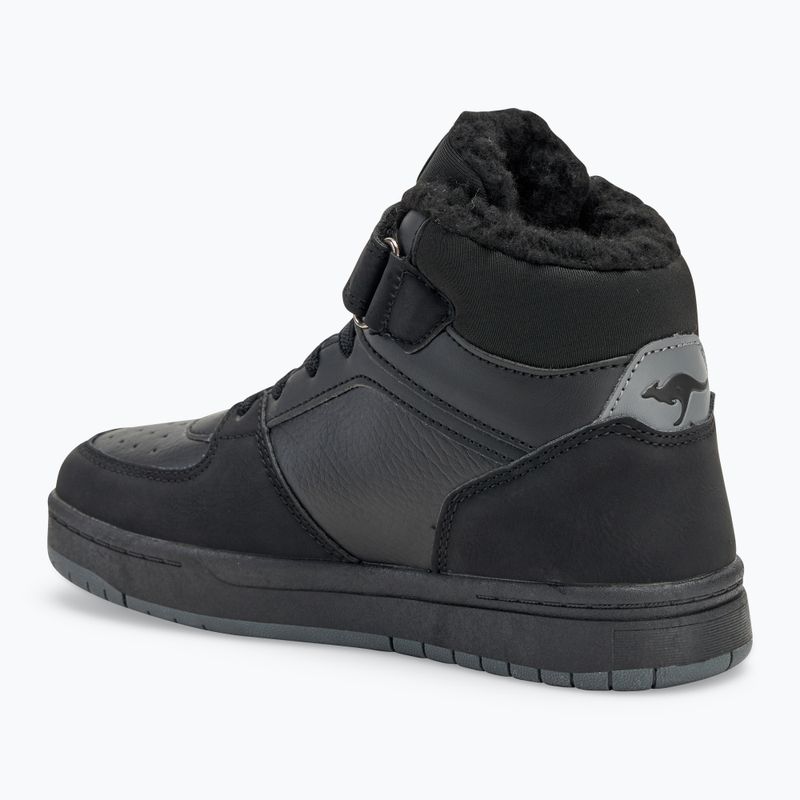 KangaROOS K-CP Bound Mid EV jet black / acélszürke gyermek cipő 3