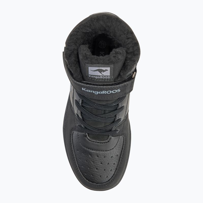 KangaROOS K-CP Bound Mid EV jet black / acélszürke gyermek cipő 5