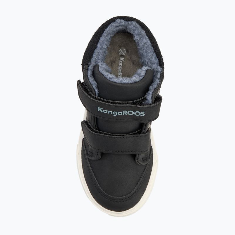 KangaROOS KaVu Primo V jet black / acélszürke gyermek cipő 5