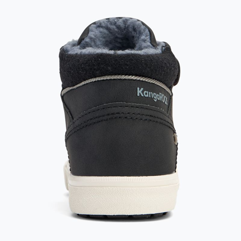KangaROOS KaVu Primo V jet black / acélszürke gyermek cipő 6