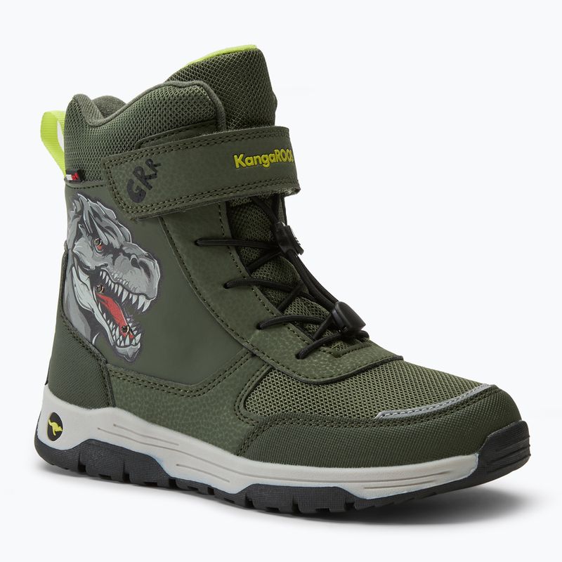 KangaROOS K-MJ Edison EV RTX SL olíva / limetta dino junior hócipő K-MJ Edison EV RTX SL olíva / limetta dino junior hócipő