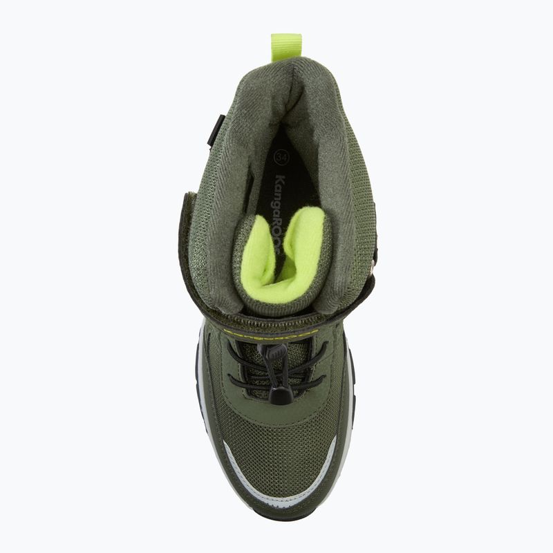 KangaROOS K-MJ Edison EV RTX SL olíva / limetta dino junior hócipő K-MJ Edison EV RTX SL olíva / limetta dino junior hócipő 5