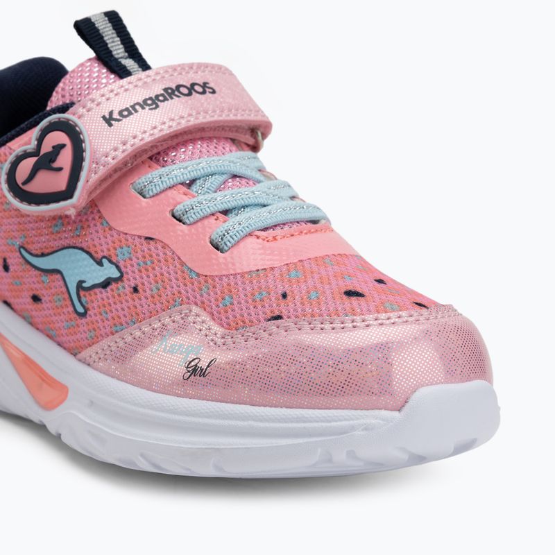 KangaROOS K-SLG Beauty EV rózsaszín/sötét tengerészkék gyerekcipő 7