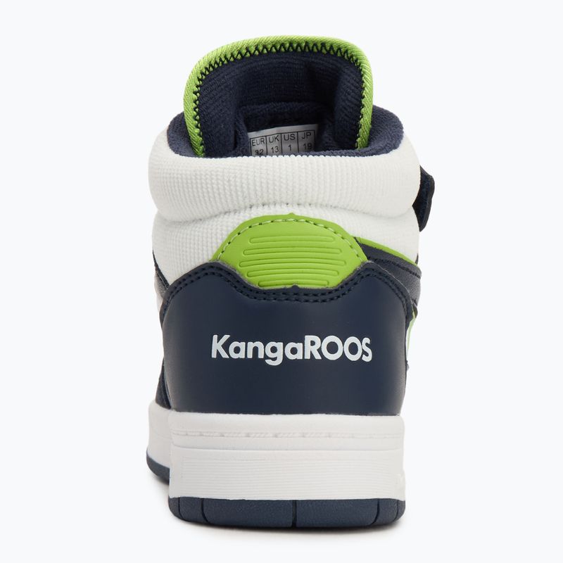 KangaROOS K-CP Dunkin Mid EV dark navy/lime gyermek cipő 6