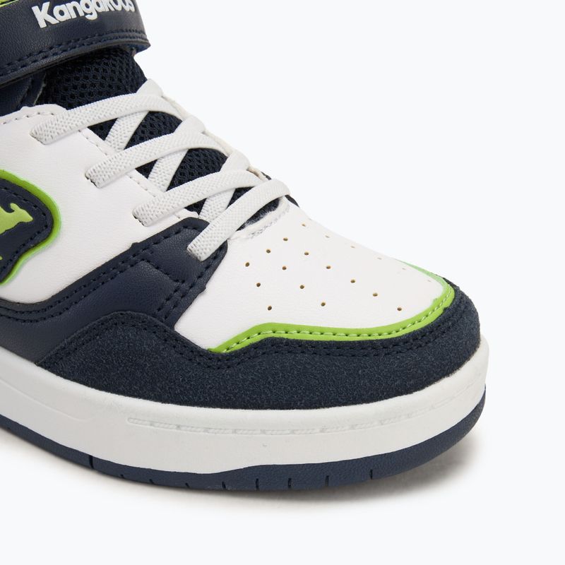 KangaROOS K-CP Dunkin Mid EV dark navy/lime gyermek cipő 7