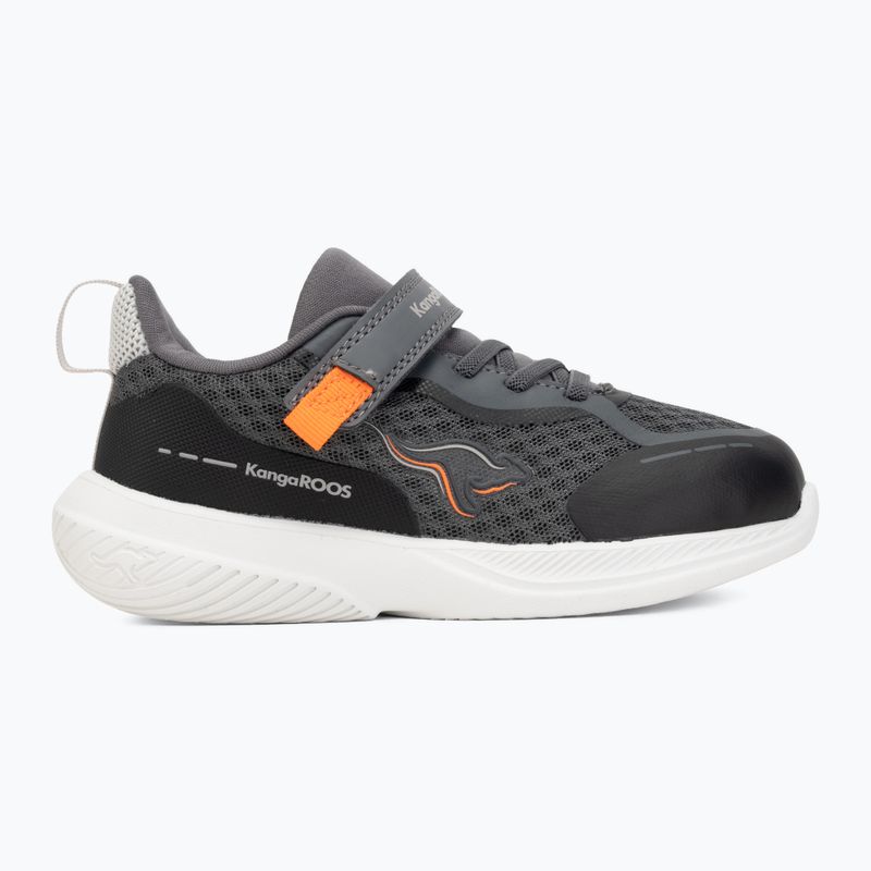 Gyerekcipők KangaROOS K-RDI Pebble EV steel grey/neon orange 2