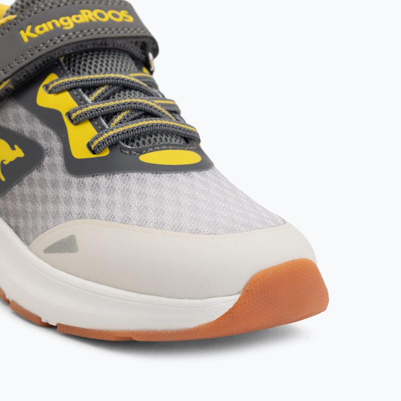 Gyerekcipők KangaROOS KB-Pang EV vapor grey/neon yellow 7