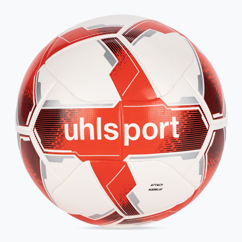Focilabda uhlsport Attack Addglue white/red/silver méret: 4