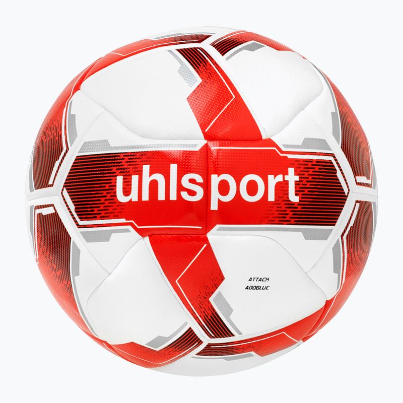 Focilabda uhlsport Attack Addglue white/red/silver méret: 4 4
