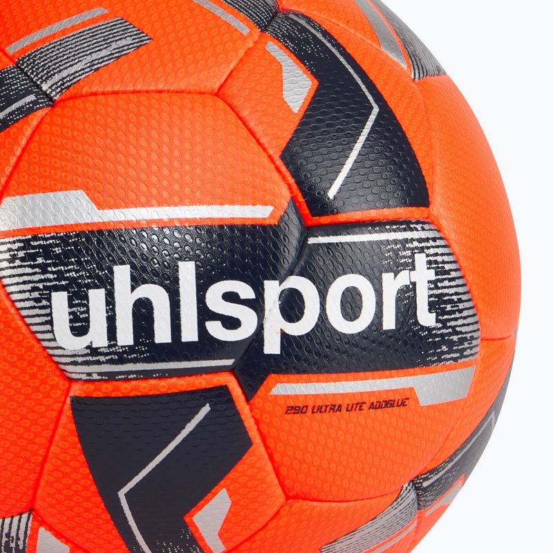 Labdarúgás uhlsport 290 Ultra Lite Addglue fluo narancs/tengeri/szilber méret 3 3