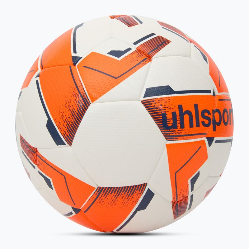 Labdarúgás uhlsport 290 Ultra Lite Addglue fehér/fluo narancs/navy méret 5 2