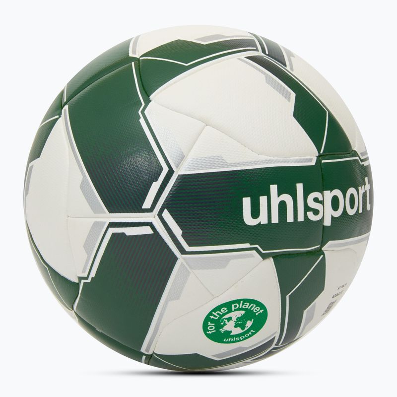 Focilabda uhlsport Attack Addglue For The Planet white/dark green/silver méret: 4 2
