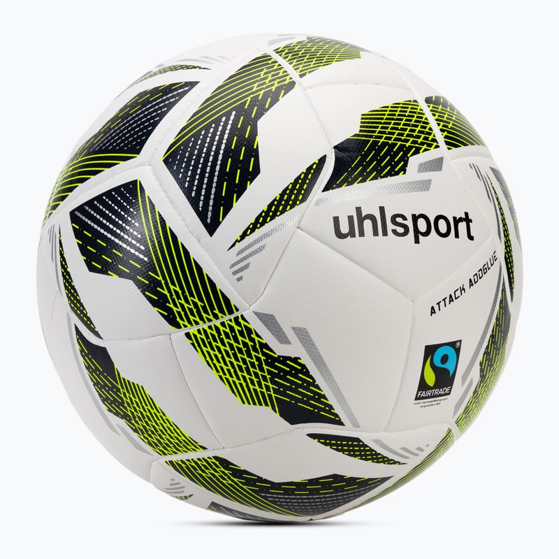 Labdarúgás uhlsport Match Addglue fehér/navy fluo sárga méret 4 2