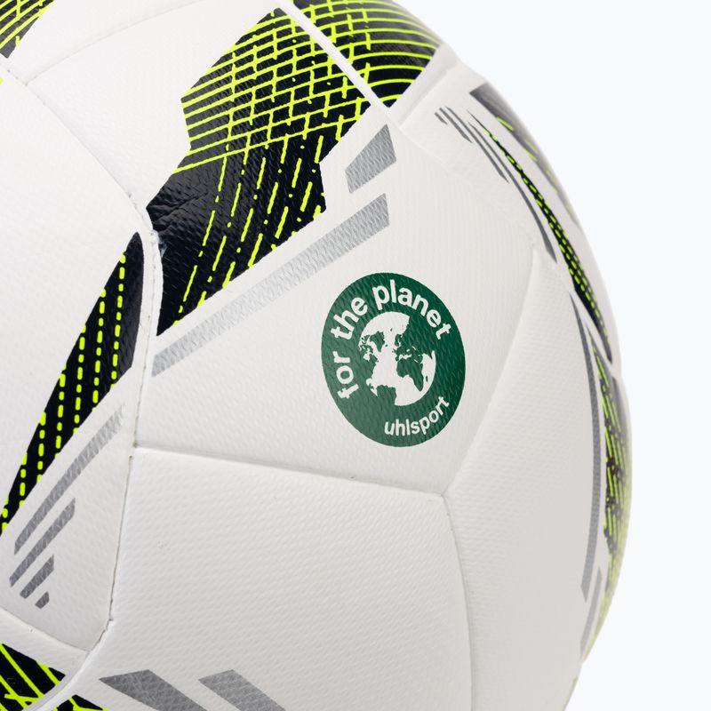 Labdarúgás uhlsport Match Addglue fehér/navy fluo sárga méret 4 3